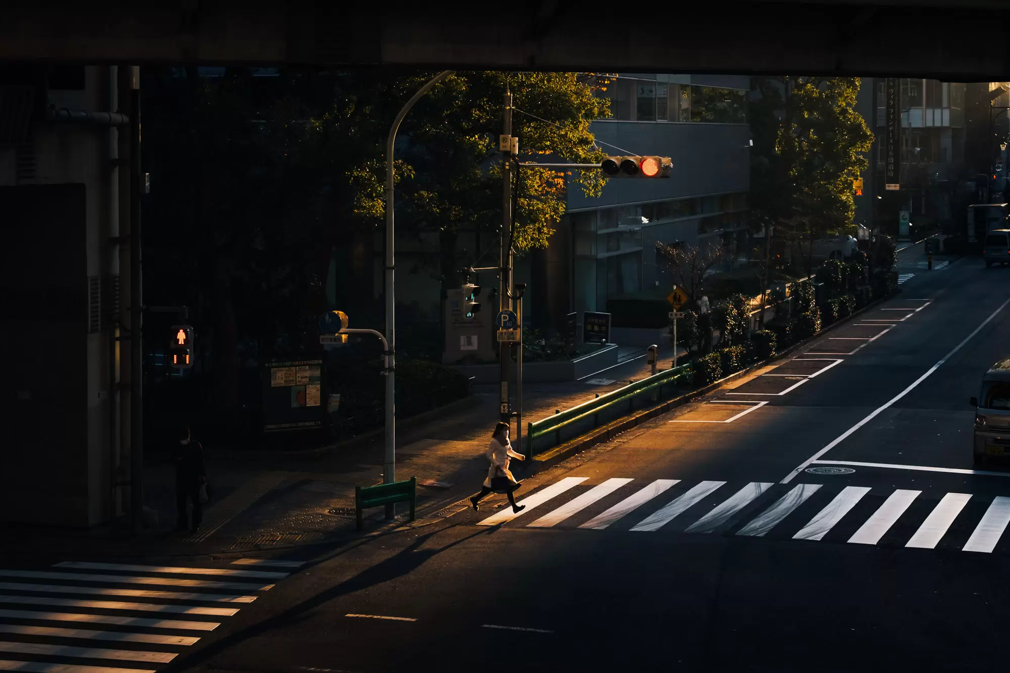 冬日的温暖的光