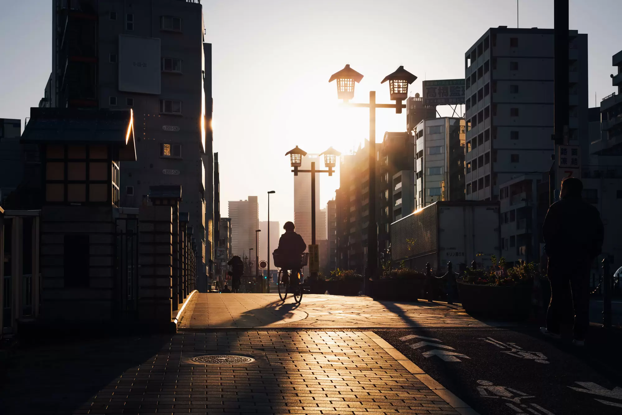 冬日的温暖的光