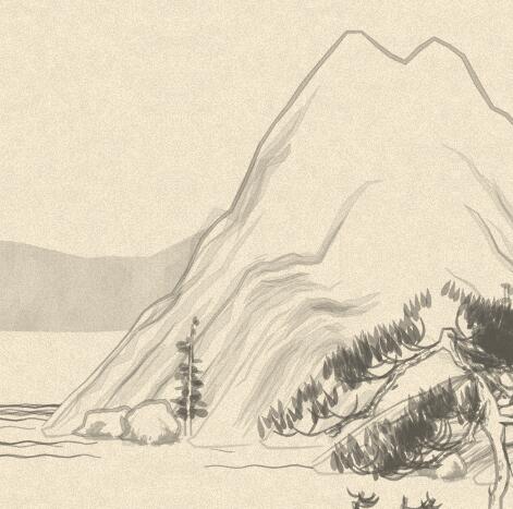 随机生成山水画