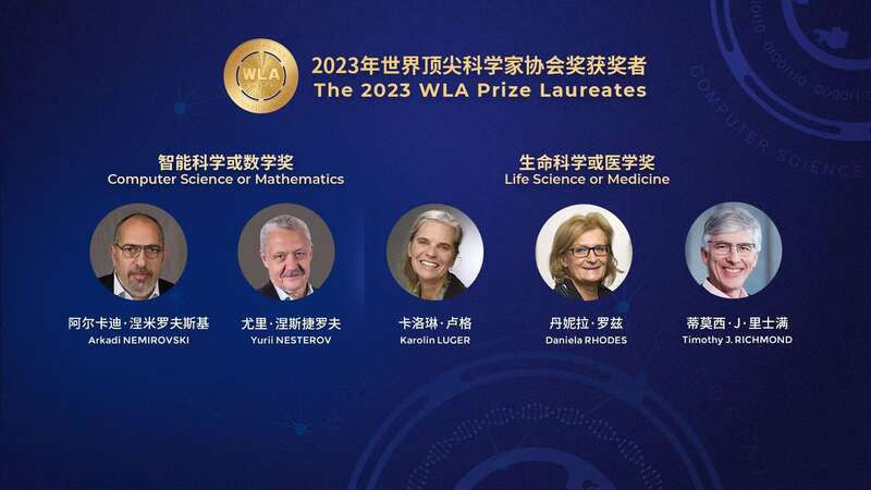 20230914163802880 2023年世界顶尖科学家协会奖获奖者名单揭晓